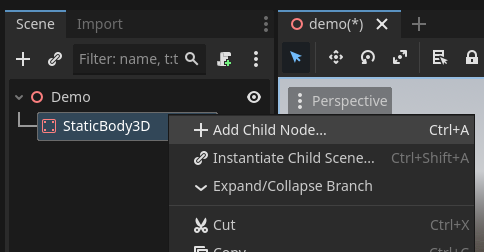 Add another child node